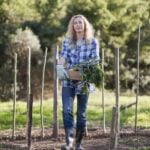 Beautiful assortment of ripe vegetables harvested in June for Central Florida vegetable gardening