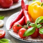 Assorted packets of gardening seeds for growing a variety of vegetables