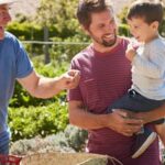 Lush green vegetable garden beds thriving in the vibrant Adelaide community