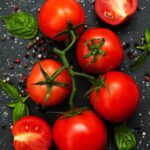 Colorful assortment of vegetables thriving in small-scale container gardens packed with various combinations