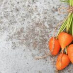 Colorful vegetable gardens clipart featuring carrots, tomatoes, and peppers for use in designs