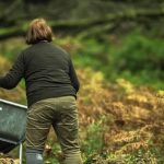 Charming image of rabbits surrounded by fresh vegetables in a thriving garden