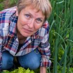 tomatoes, cucumbers, peppers, lettuce, and beans